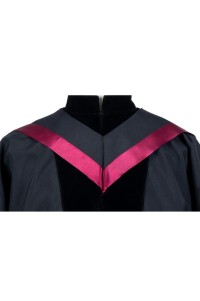 供應中大醫學院学士畢業袍 紅色披肩長袍 畢業袍生產商DA289